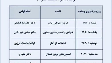 تصویر از سلسله نشستهای بنیادفردوسی مشهد