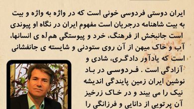 تصویر از ایراندوستی #فردوسی