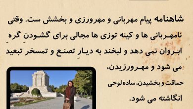 تصویر از #شاهنامه پیام مهربانی و مهرورزی و بخشش ست.